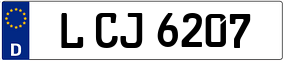 Truck License Plate